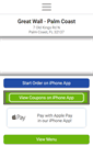 Mobile Screenshot of greatwallpalmcoast.com